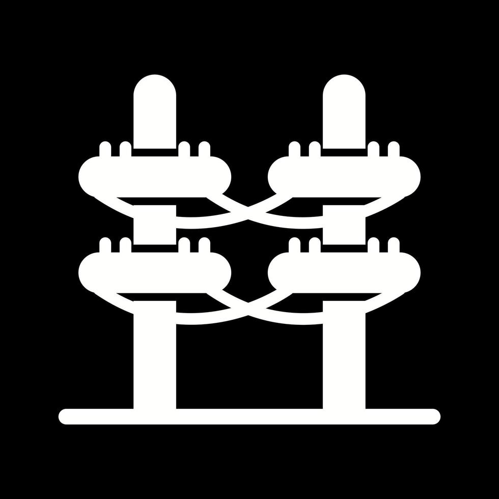 ícone de vetor de torre elétrica