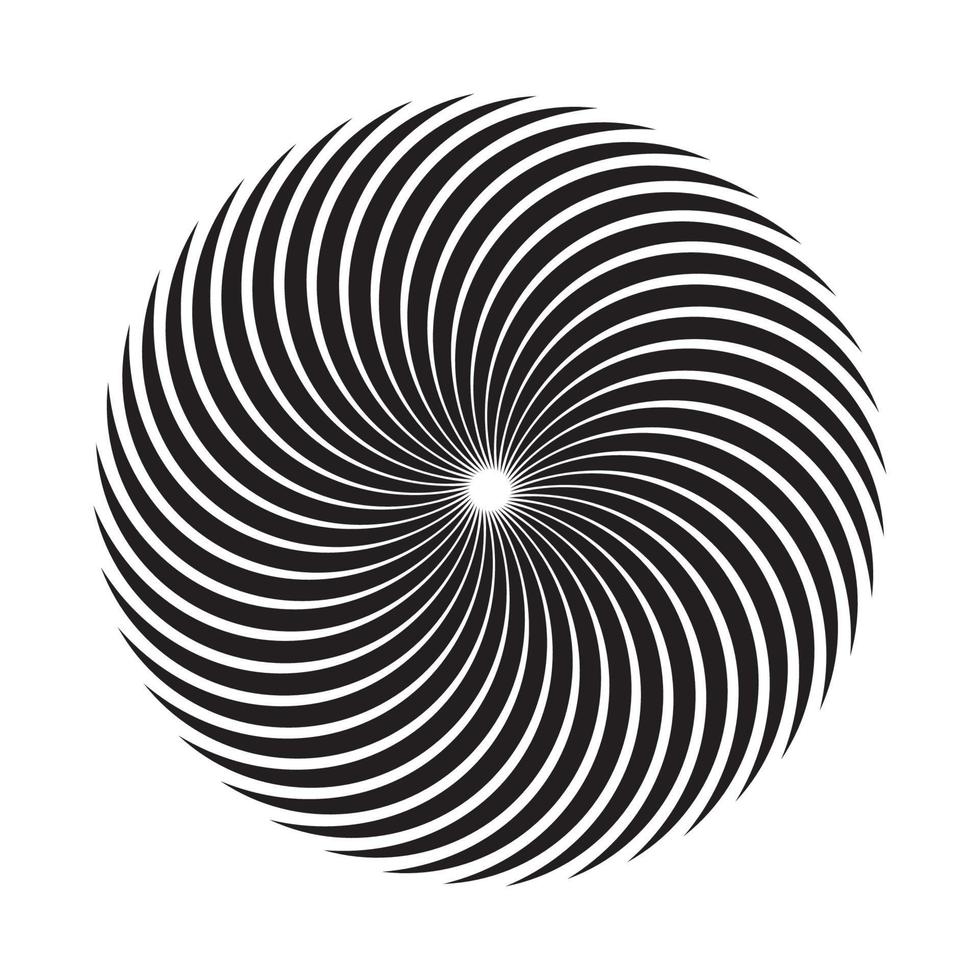 logotipo abstrato em forma de espiral vetor