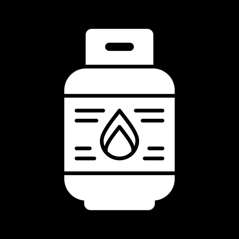 ícone de vetor de garrafa de gás