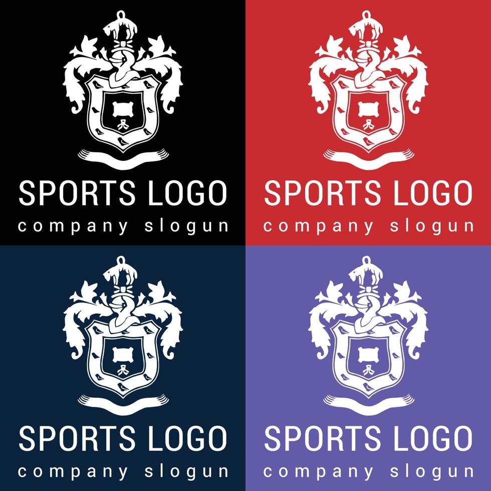 eu vou criar o logotipo do clube de futebol futebol basquete equipe de esportes de golfe vetor