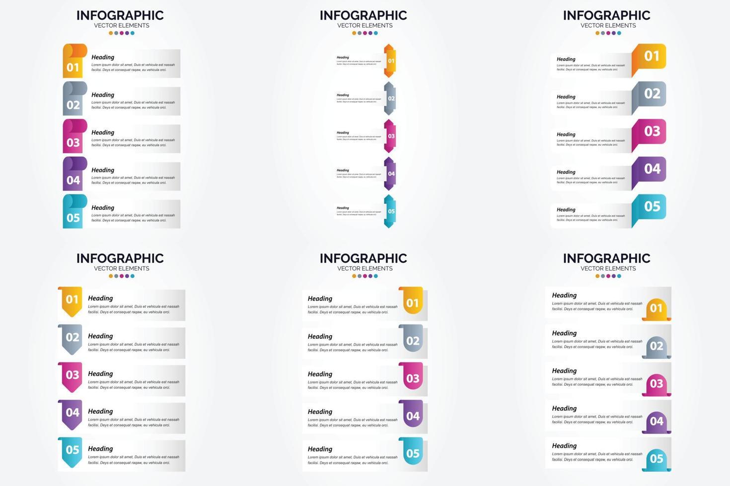 este conjunto de ilustração vetorial é perfeito para criar infográficos para publicidade. brochuras. panfletos. e revistas. vetor