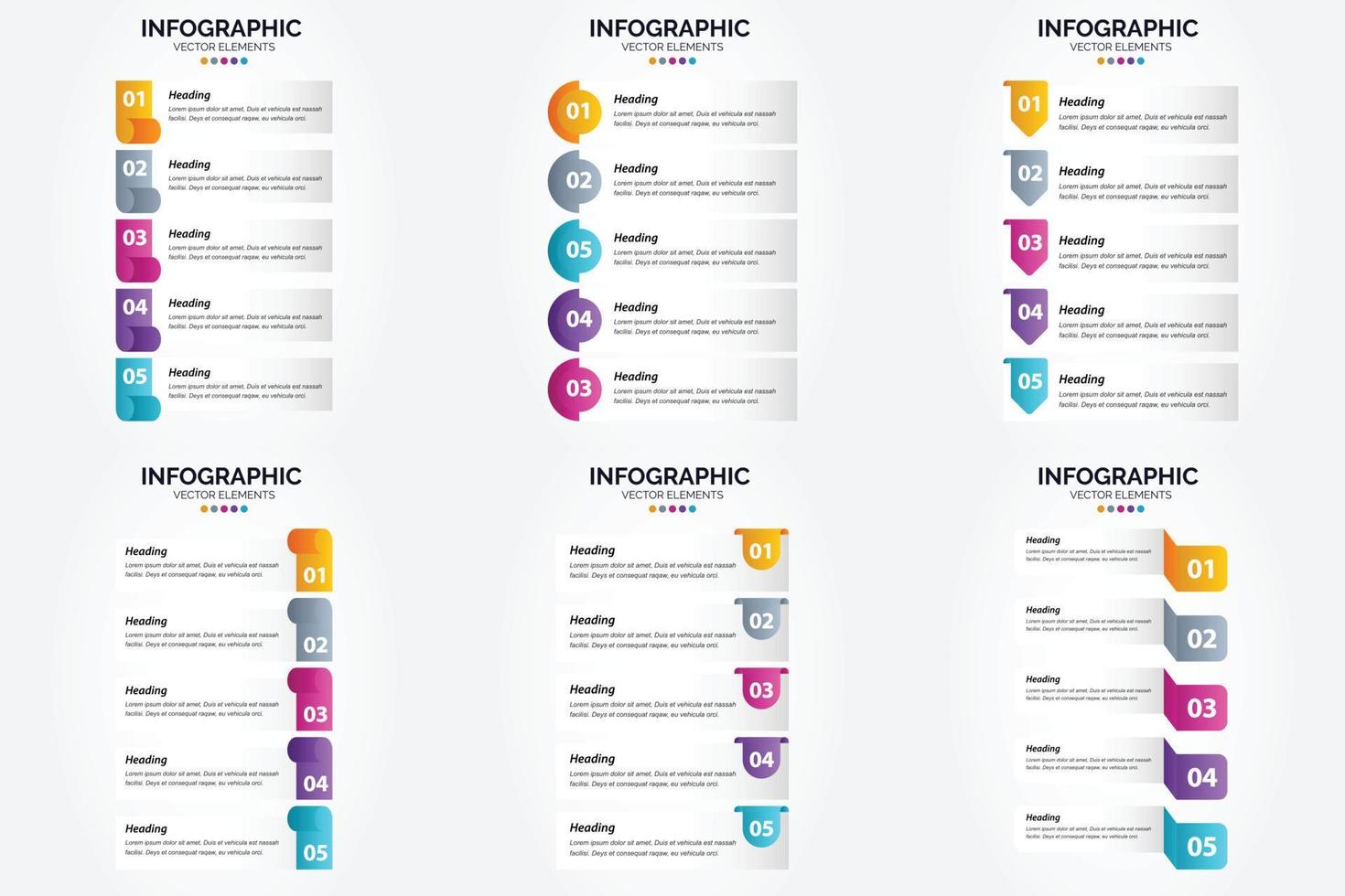 as ilustrações vetoriais deste conjunto são perfeitas para criar infográficos para publicidade. brochuras. panfletos. e revistas. vetor