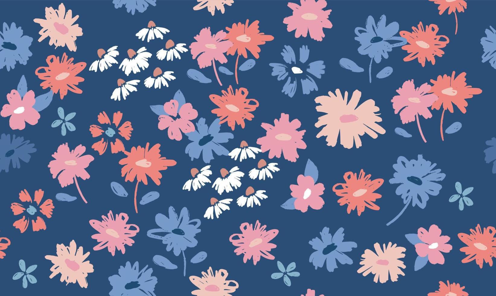 fundo floral para têxteis, maiô, papel de parede, capas de padrão, superfície, embrulho. vetor