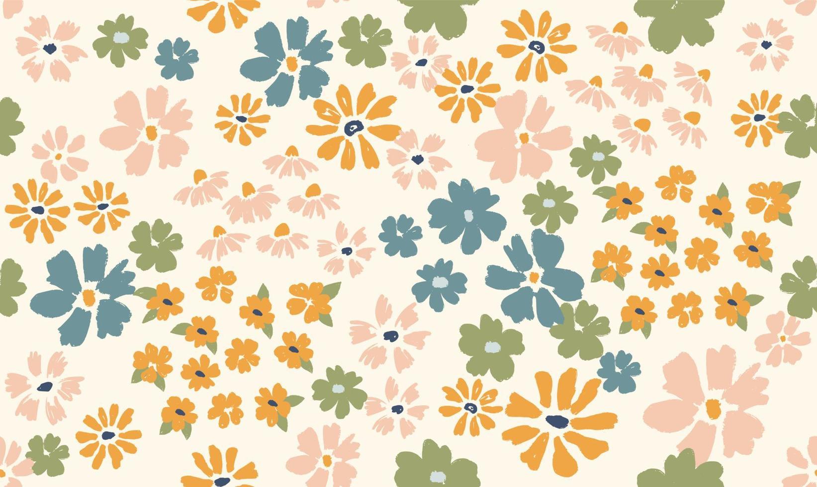 fundo floral para têxteis, maiô, papel de parede, capas de padrão, superfície, embrulho. vetor