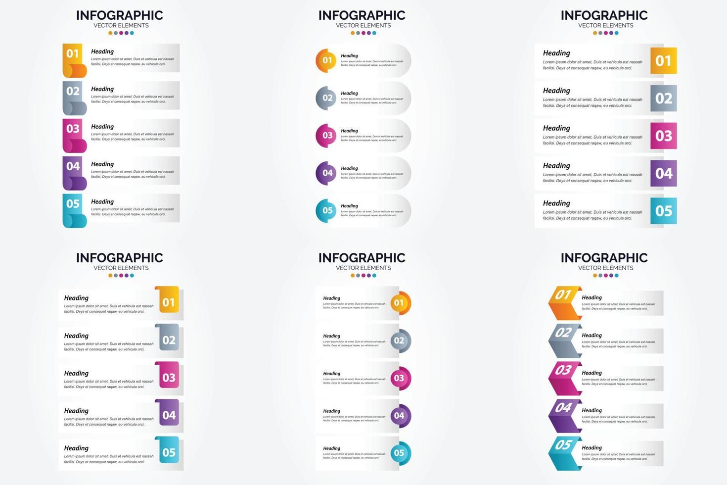 infográficos vetoriais de design plano perfeitos para brochuras publicitárias. panfletos. e revistas. vetor