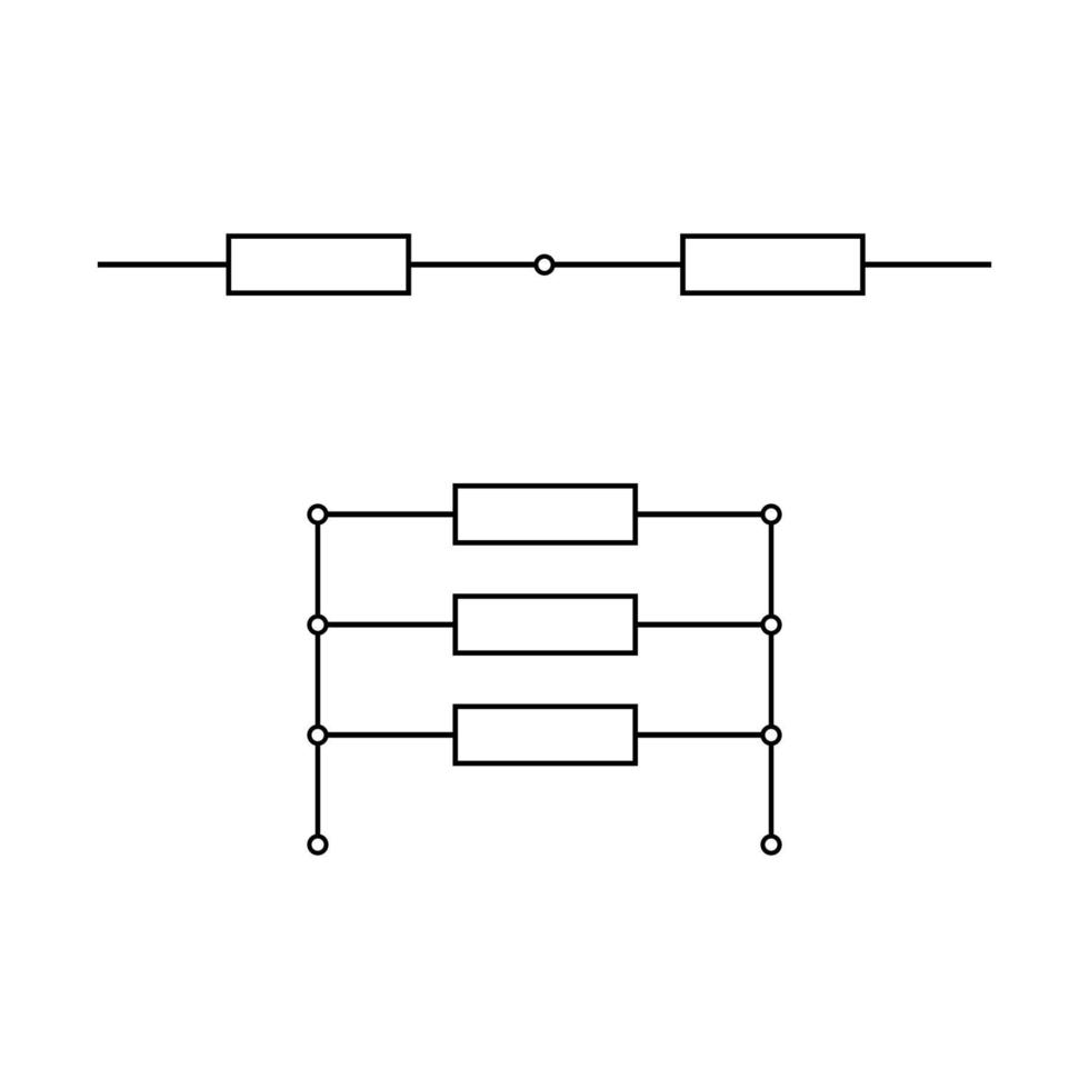 vetor de logotipo do resistor