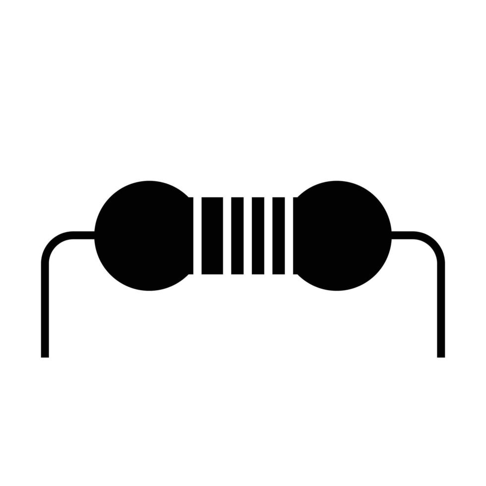 vetor de logotipo do resistor