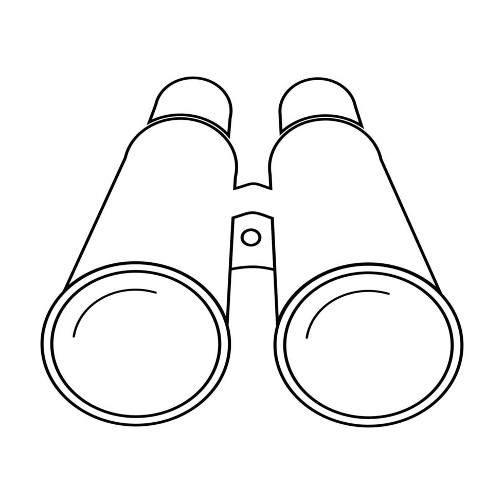 vetor de logotipo binocular