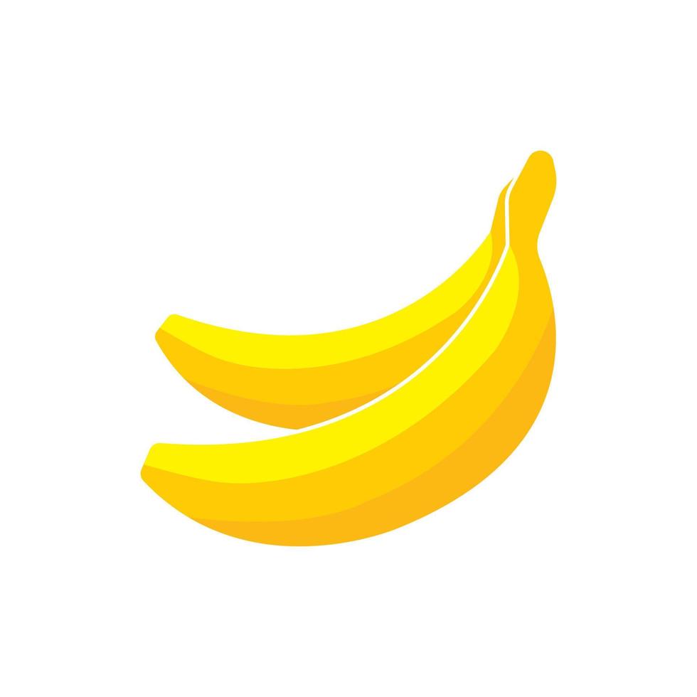 logotipo de banana, design de vetor de ilustração de ícone