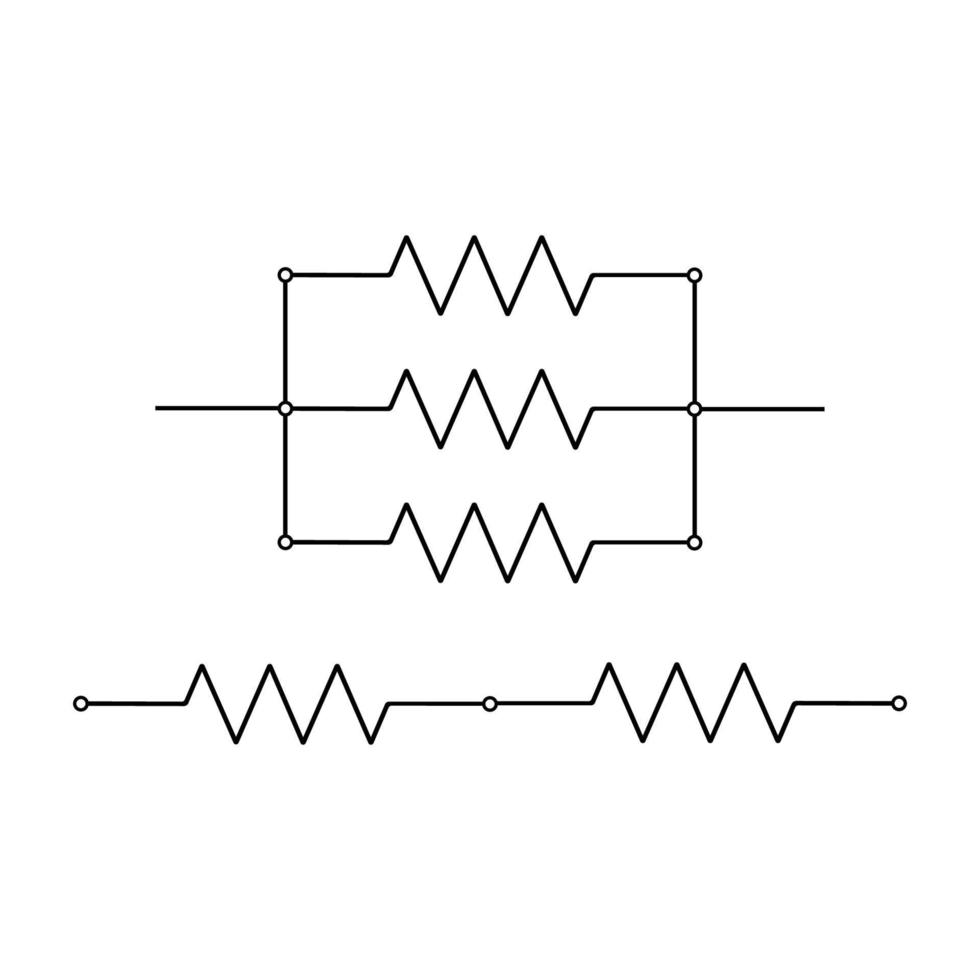 vetor de logotipo do resistor