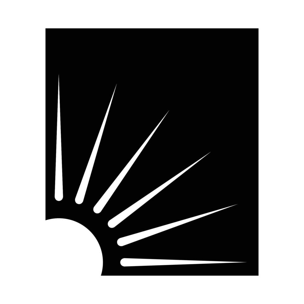 vetor de logotipo do sol