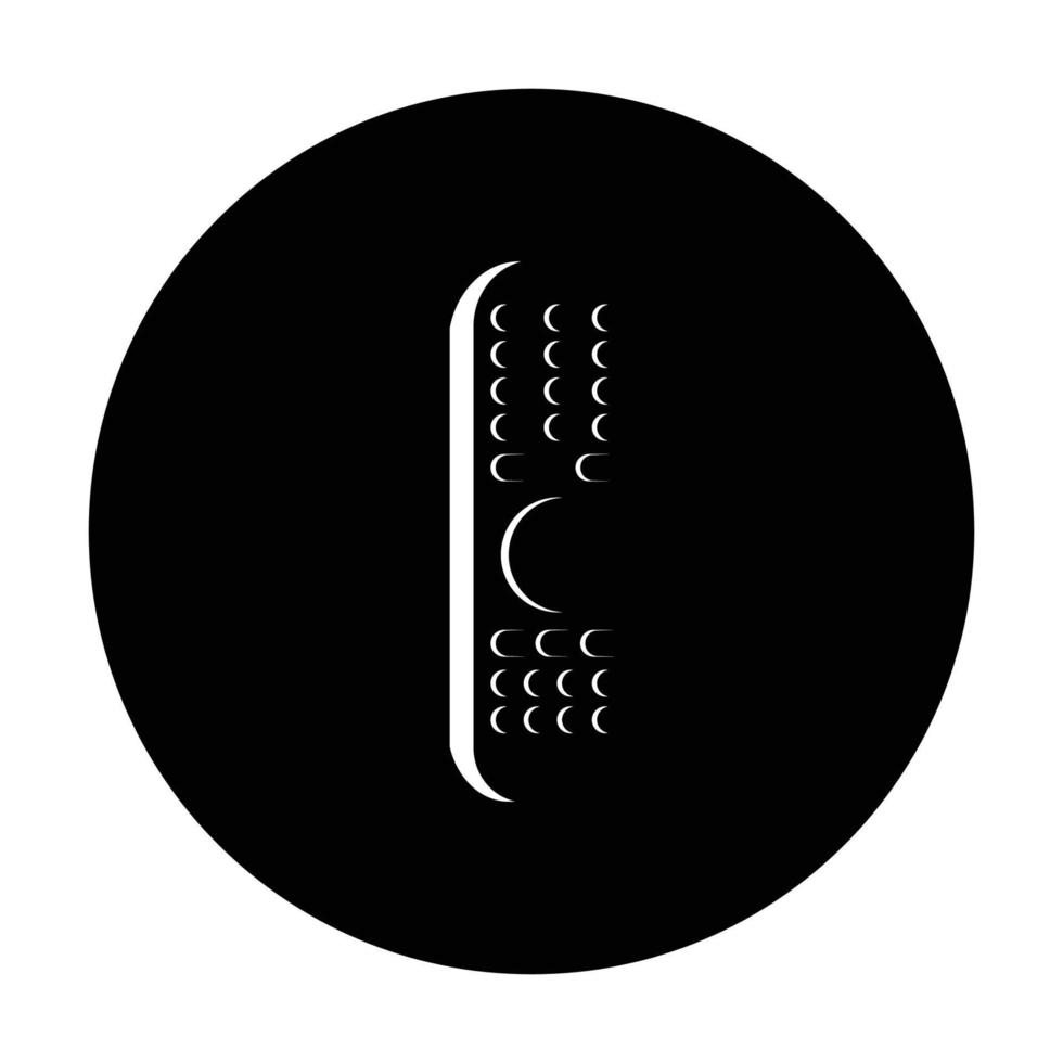 logotipo do controle remoto vetor