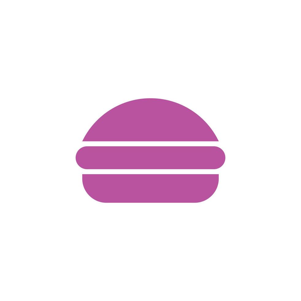 eps10 ícone de arte sólida abstrata de hambúrguer de hambúrguer de frango vetor rosa ou logotipo isolado em fundo preto. símbolo de fast food em um estilo moderno simples e moderno para o design do seu site e aplicativo móvel