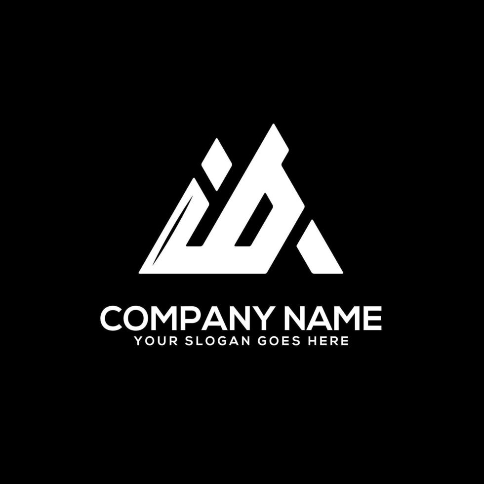 inspiração de logotipo inicial ib, vetor de logotipo i e b, pode usar esporte, finanças, modelo de logotipo de empresa