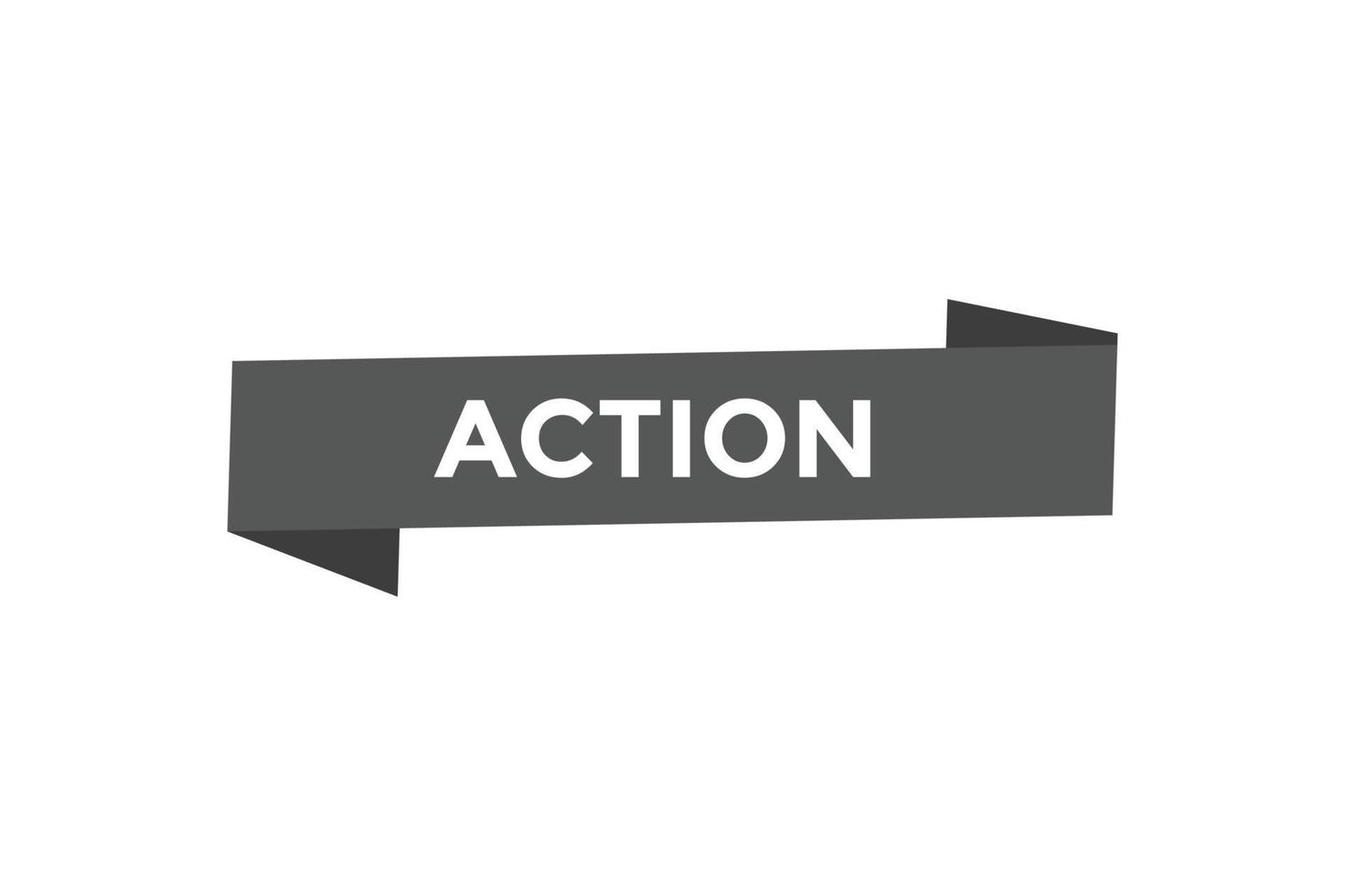 modelos de banner da web de botão de ação. ilustração vetorial vetor
