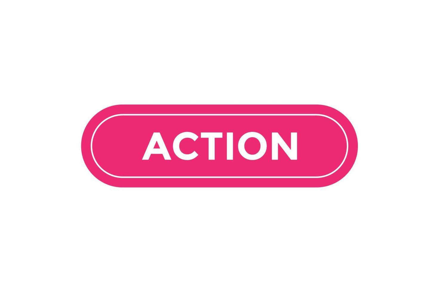 modelos de banner da web de botão de ação. ilustração vetorial vetor