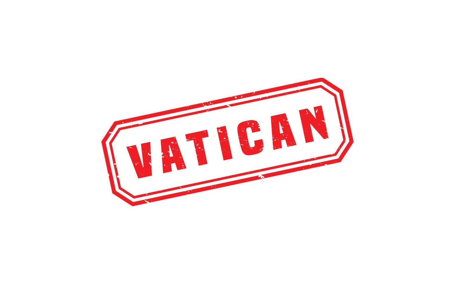 carimbo vaticano com estilo grunge em fundo branco vetor