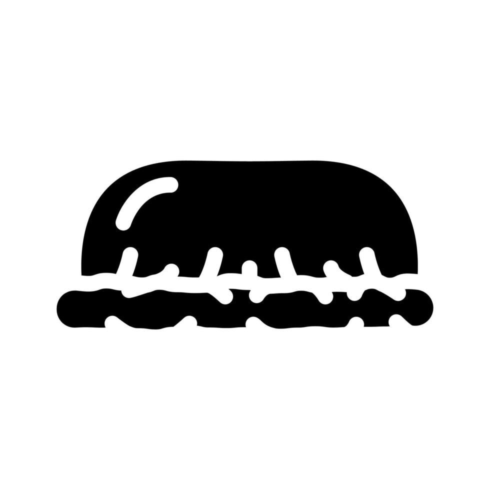 ilustração em vetor ícone glifo de nutrição muraltaschen