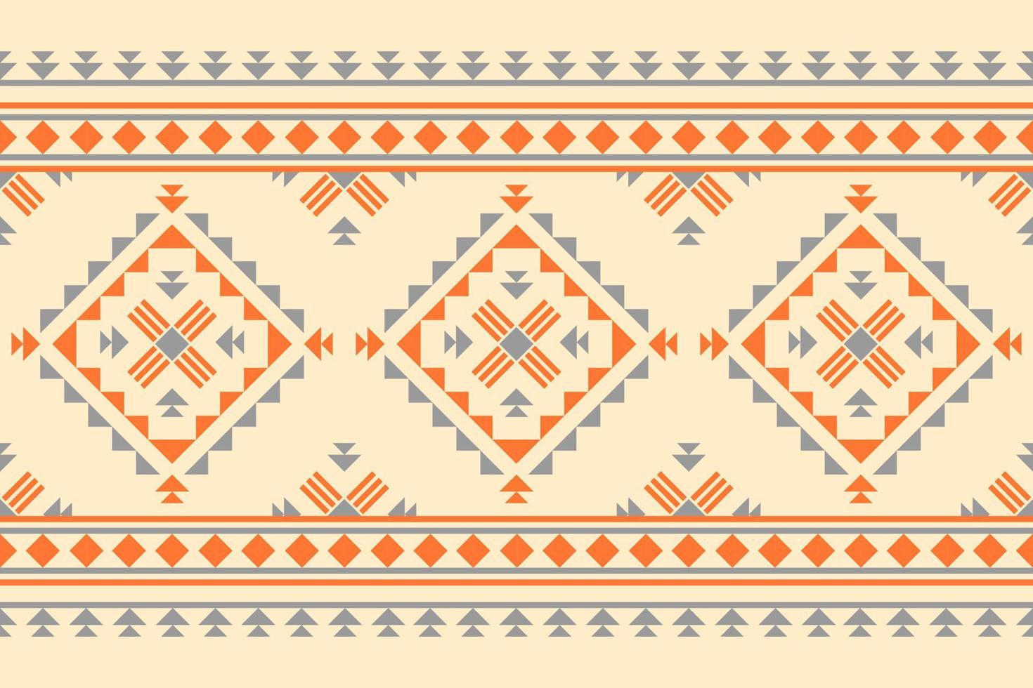 arte nativa étnica abstrata. padrão sem emenda étnico geométrico em tribal. tecido estilo indiano. vetor