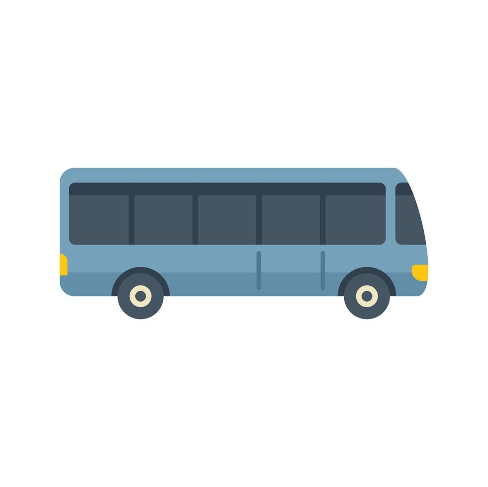 vetor plano de ícone de ônibus de tráfego. transfer aeroporto