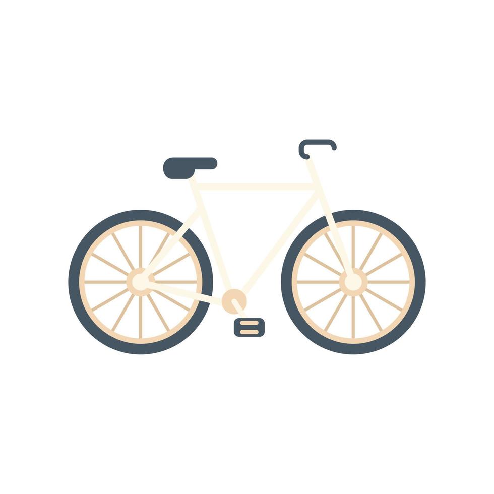 vetor plana do ícone da bicicleta esportiva. pessoas atleta