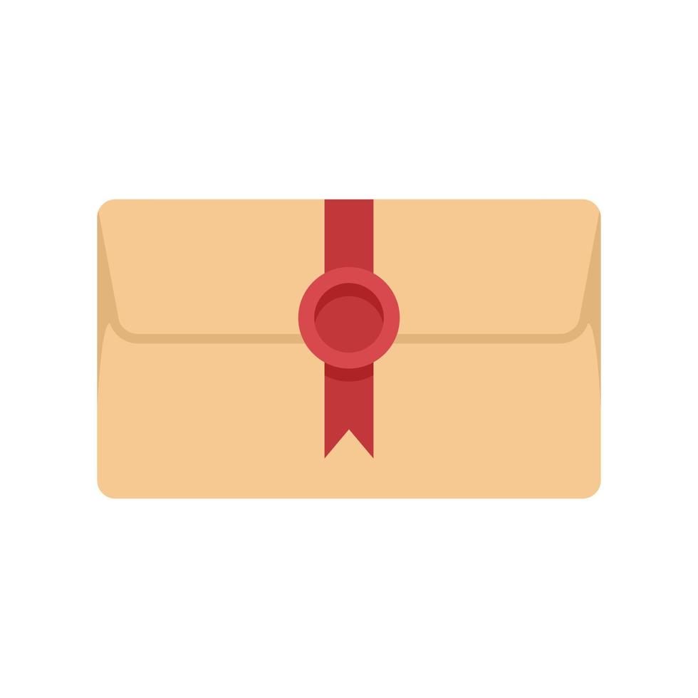 vetor plana de ícone de mensagem de envelope. carta de correio