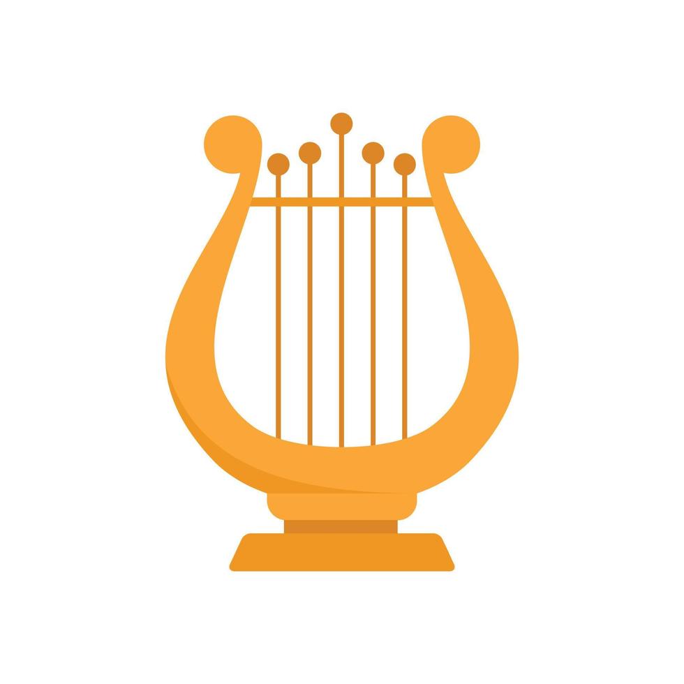 ícone de concerto de harpa, estilo simples vetor