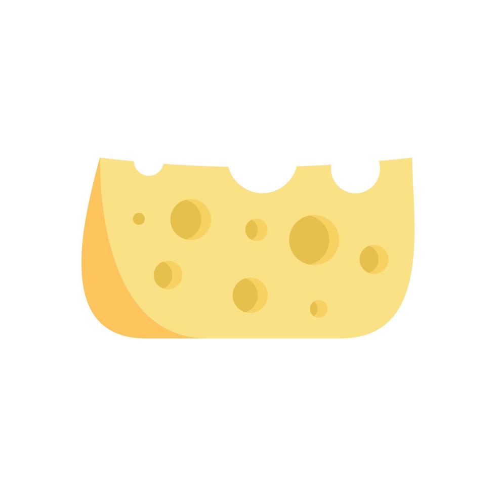 ícone de café da manhã com queijo, estilo simples vetor