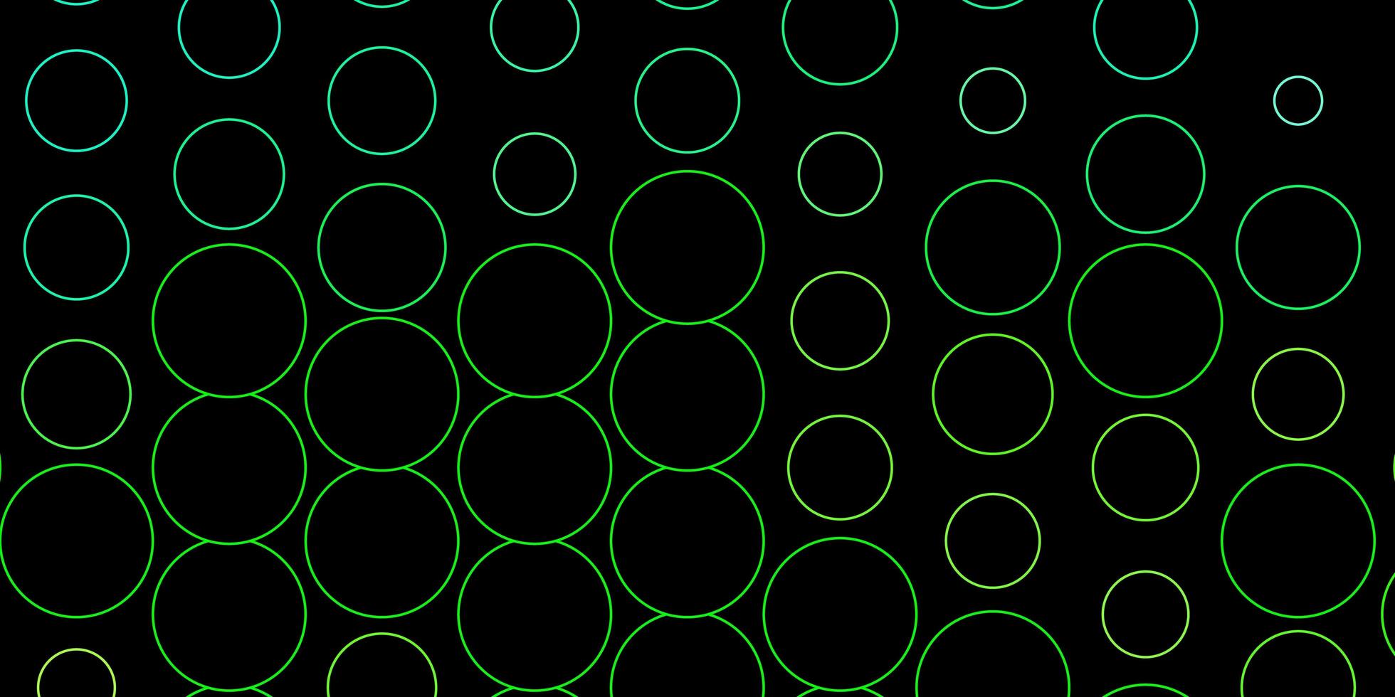 modelo verde escuro com círculos. vetor