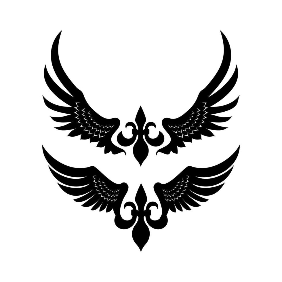 design de vetor de asas para logotipo