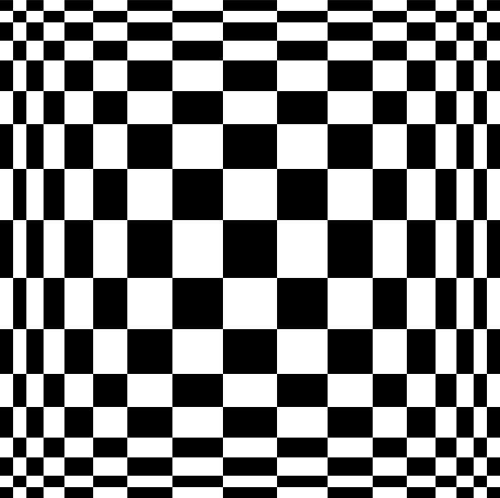 ilusão de óptica. arte 3D vetorial. efeito dinâmico de distorção. fundo mágico geométrico. vetor