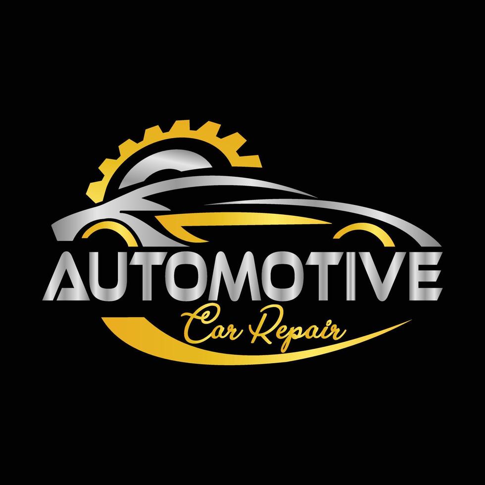 logotipo de reparo automotivo vetor