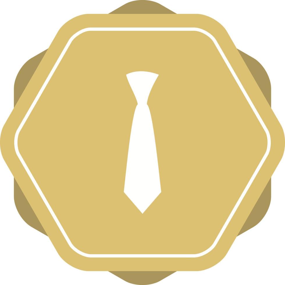 ícone de glifo de vetor de gravata exclusivo