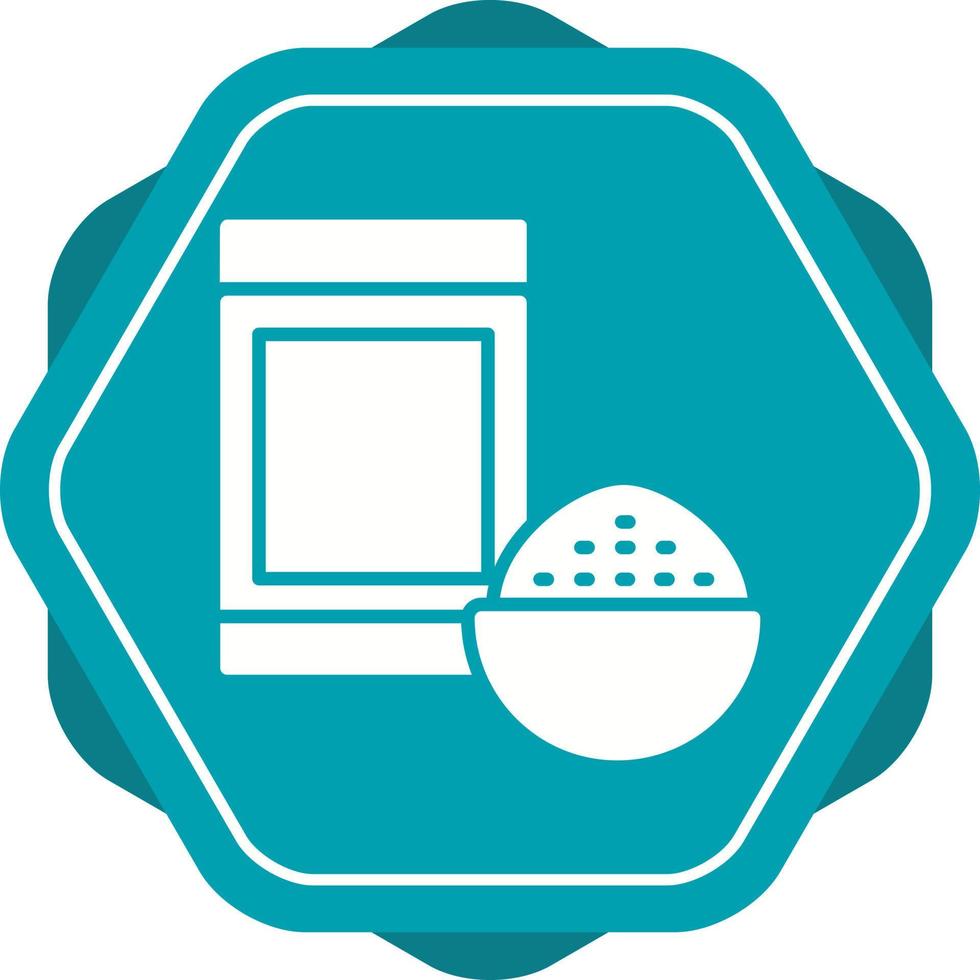 ícone de vetor de fermento de padaria
