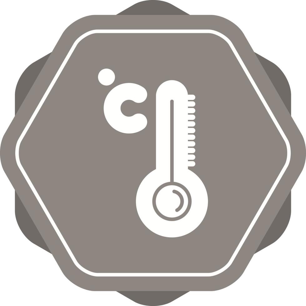 ícone de vetor de alta temperatura