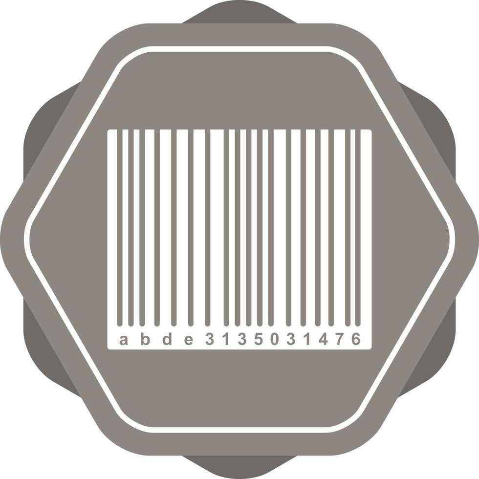 ícone de vetor de código de barras