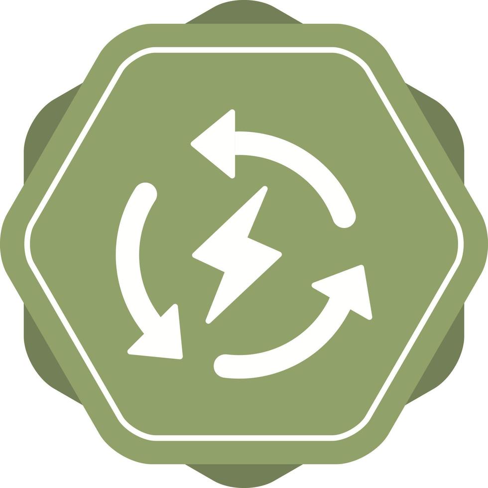 ícone de vetor reciclável