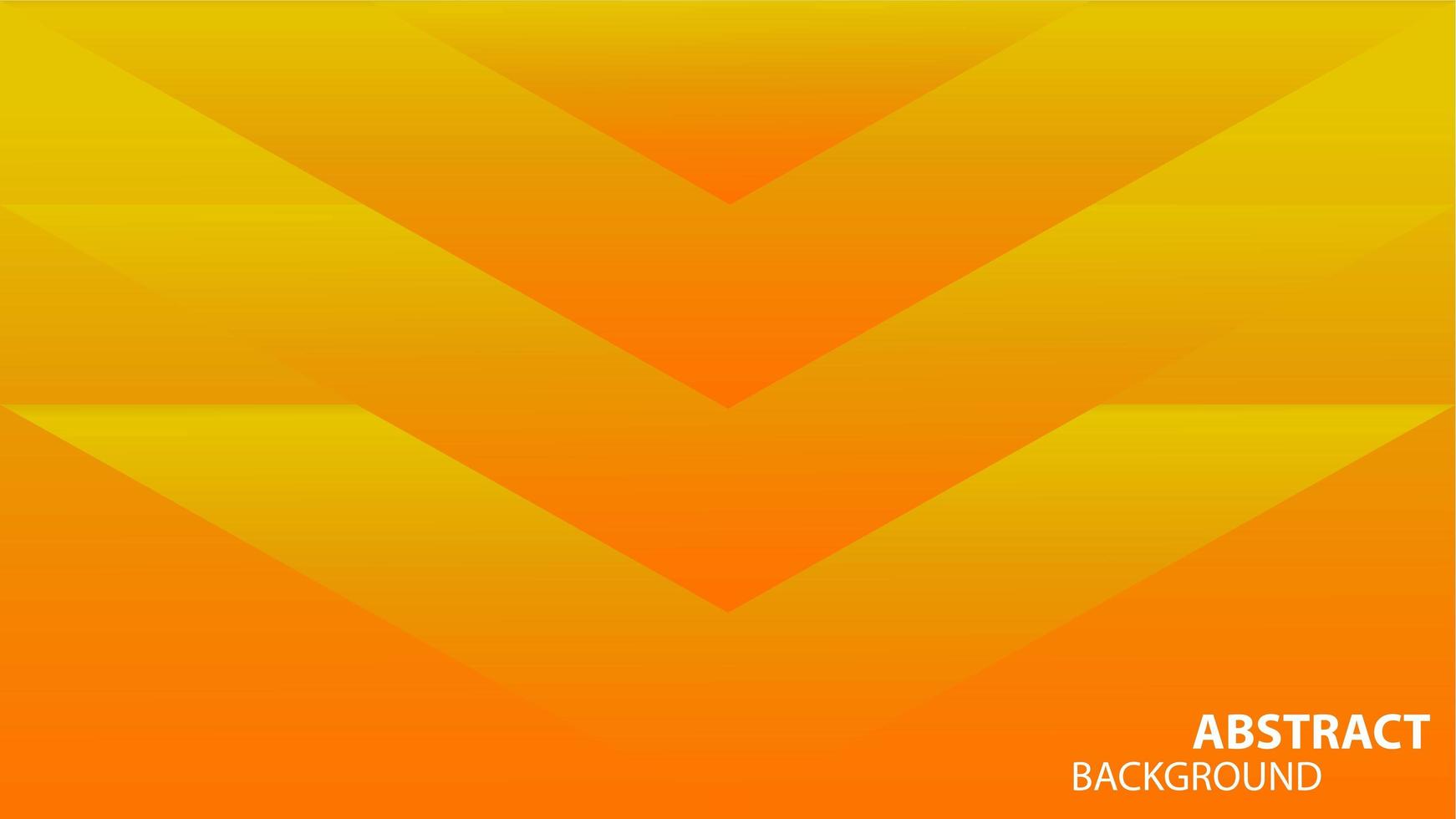 triângulo geométrico de fundo abstrato na cor laranja vetor