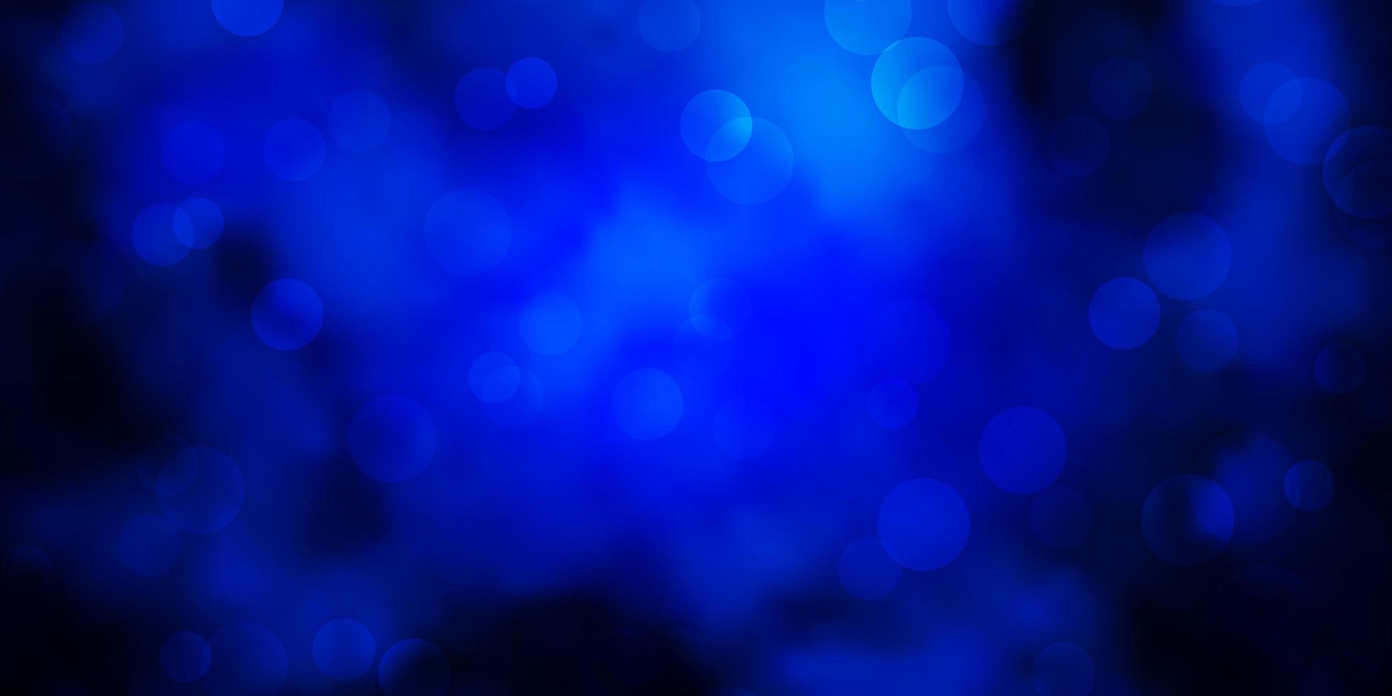padrão azul escuro com esferas. vetor