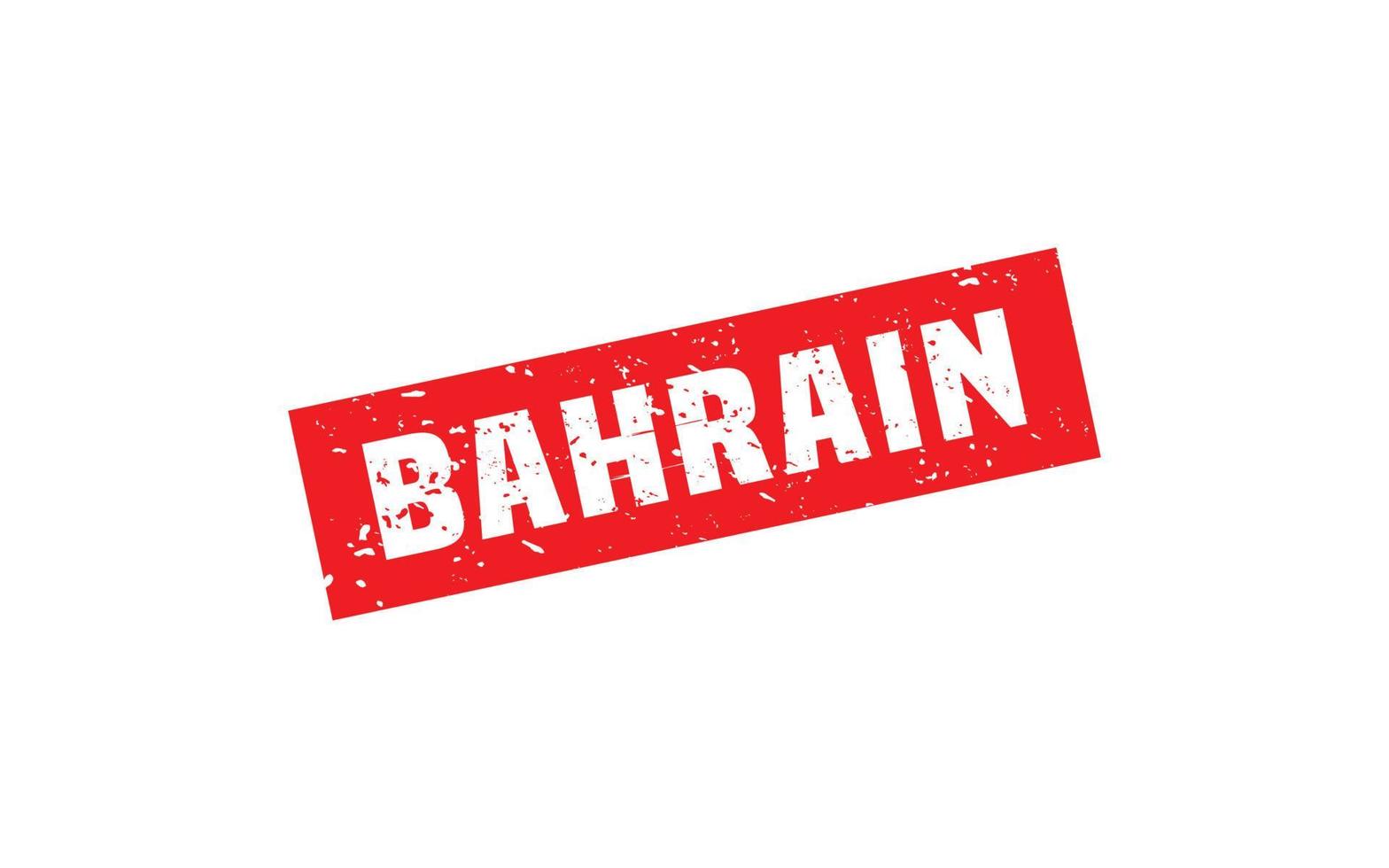borracha de carimbo do bahrein com estilo grunge em fundo branco vetor