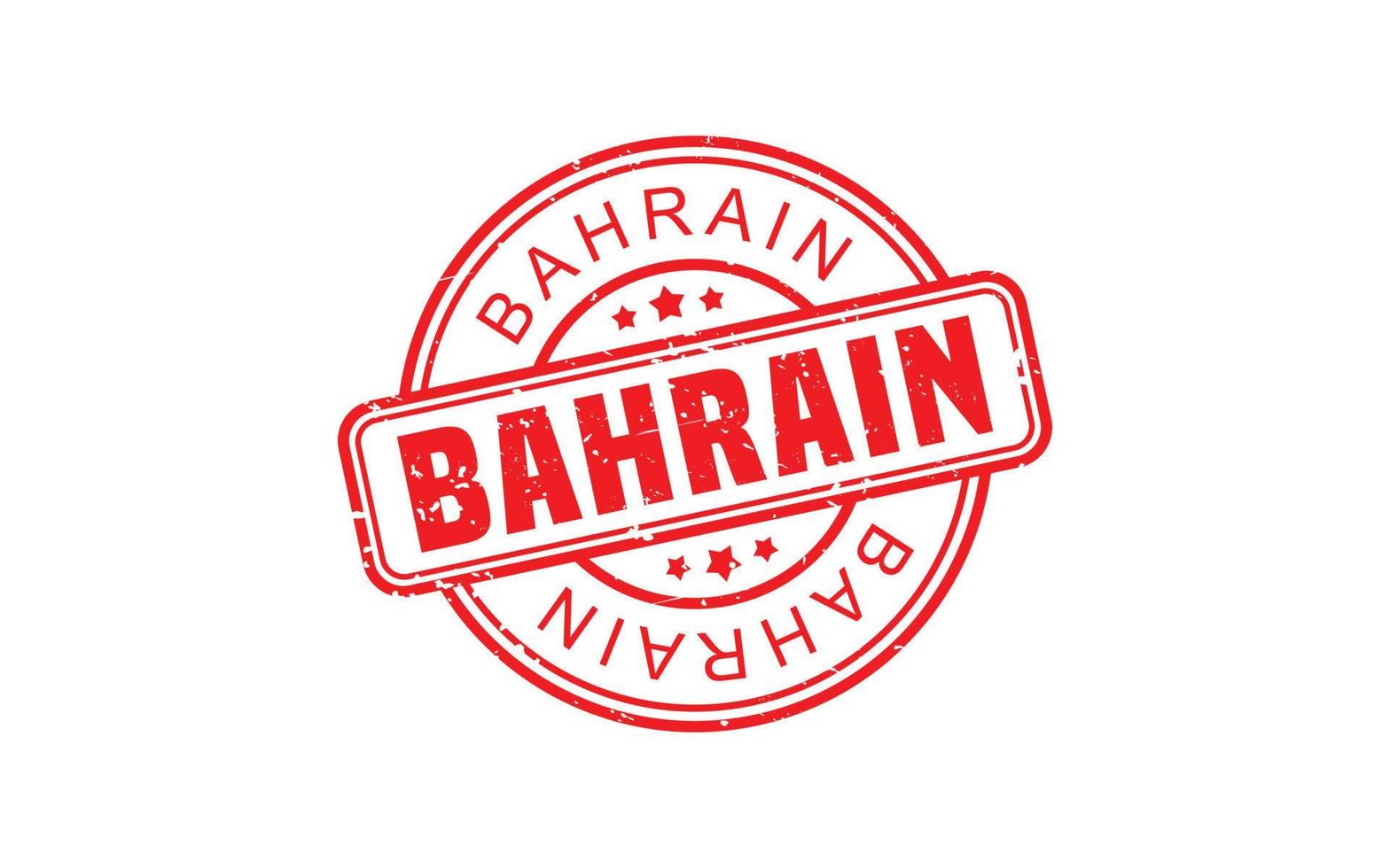 borracha de carimbo do bahrein com estilo grunge em fundo branco vetor