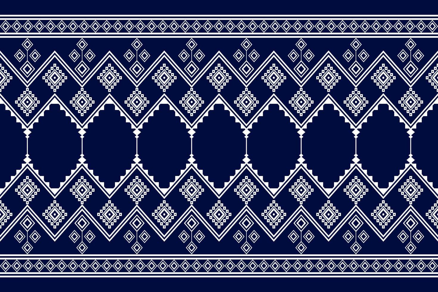 design tradicional geométrico étnico oriental sem costura padrão para fundo, tapete, papel de parede, roupas, embrulho, batik, tecido, vetor, ilustração, estilo bordado. vetor