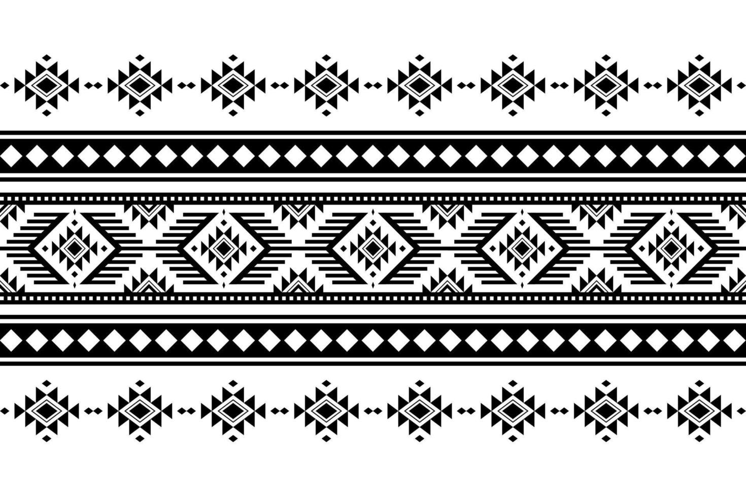 design tradicional geométrico étnico oriental sem costura padrão para fundo, tapete, papel de parede, roupas, embrulho, batik, tecido, vetor, ilustração, estilo bordado. vetor