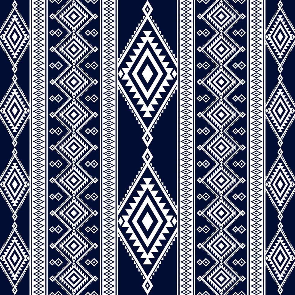 design tradicional geométrico étnico oriental sem costura padrão para fundo, tapete, papel de parede, roupas, embrulho, batik, tecido, vetor, ilustração, estilo bordado. vetor