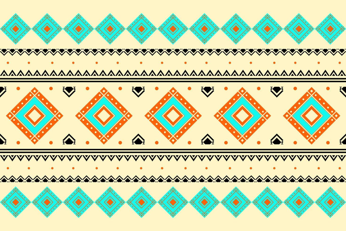 design tradicional geométrico étnico oriental sem costura padrão para fundo, tapete, papel de parede, roupas, embrulho, batik, tecido, vetor, ilustração, estilo bordado. vetor