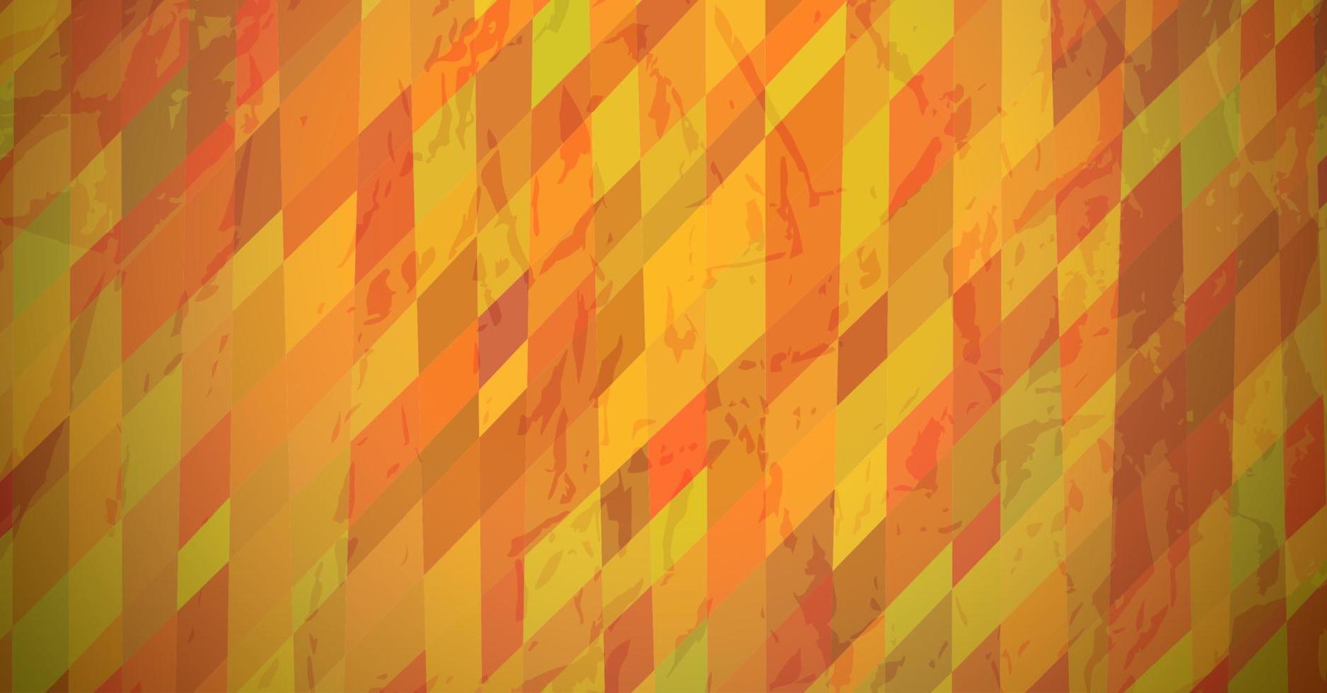 plano de fundo texturizado abstrato com retângulos coloridos laranja. desenho de bandeira. belo design de padrão geométrico dinâmico futurista. ilustração vetorial vetor