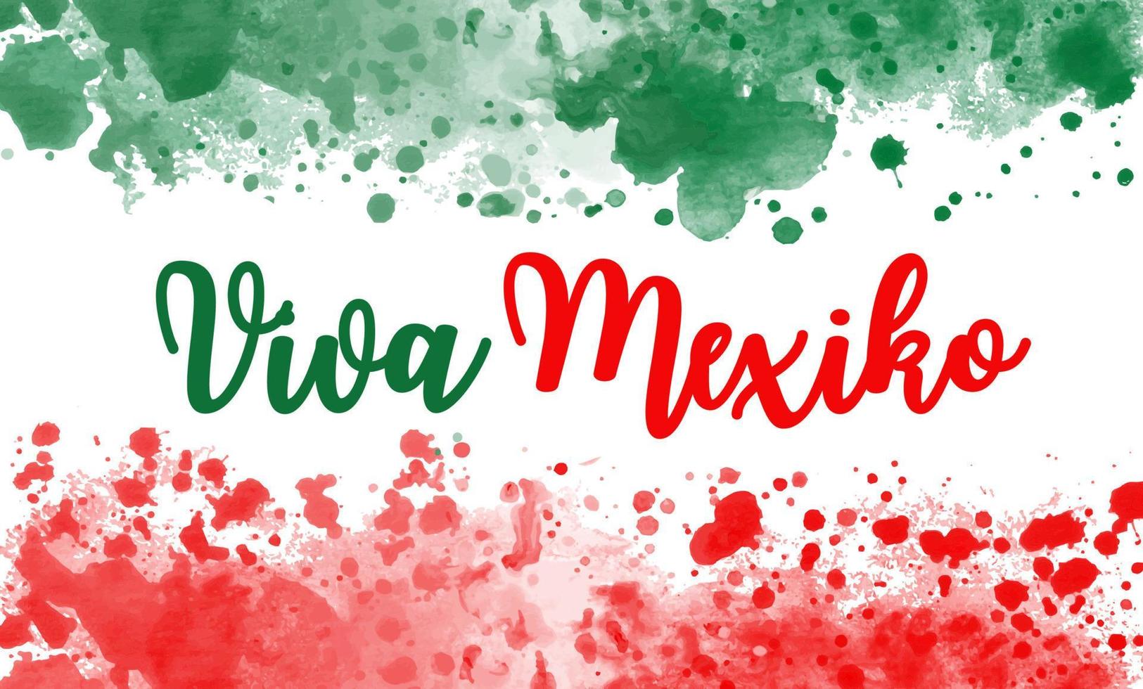 fundo de férias do viva méxico. bandeira do vetor do conceito do dia da independência