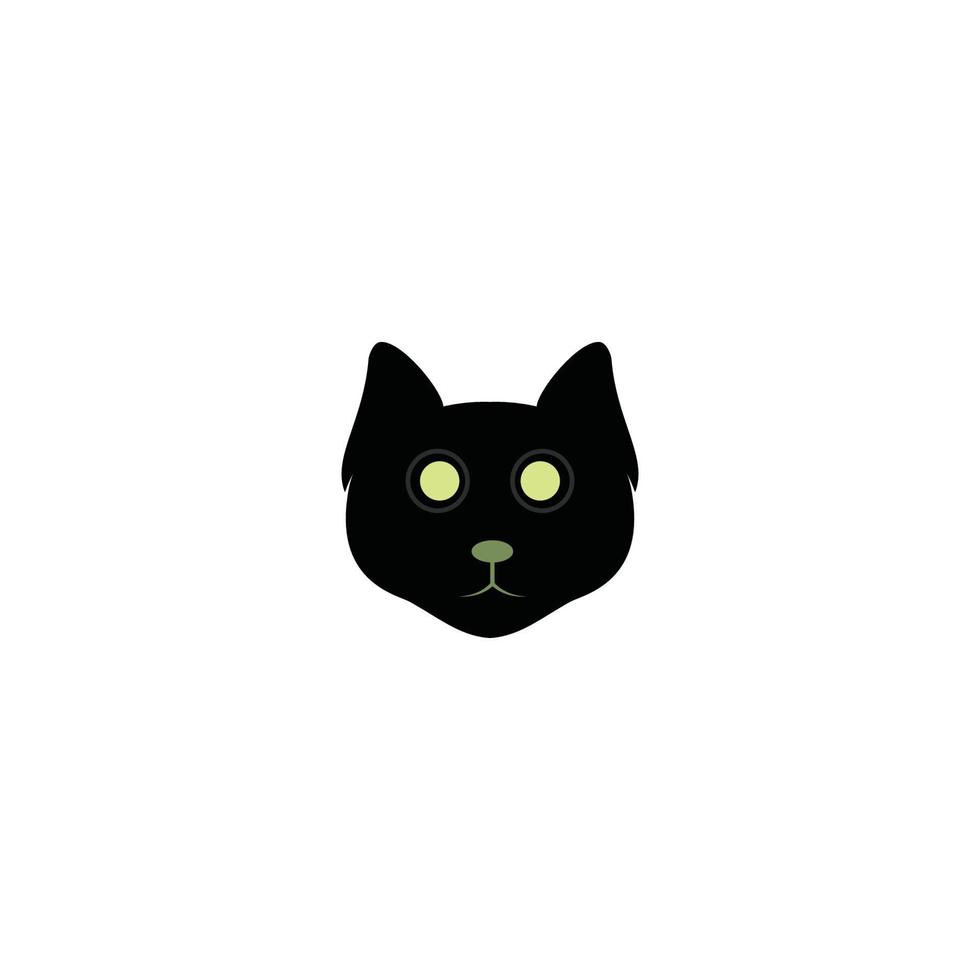 gato fofo, animal de estimação, designs de logotipo, imagens, vetor, ícone de modelo de estoque foto de stock vetor