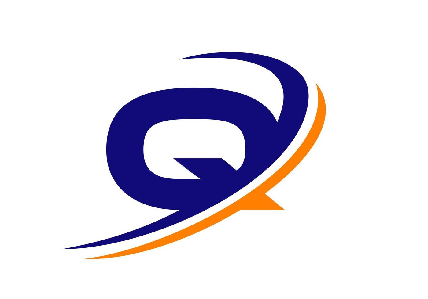 modelo de logotipo comercial de carta q. design de logotipo q inicial para imóveis, finanças, marketing, gerenciamento, construção, etc. vetor