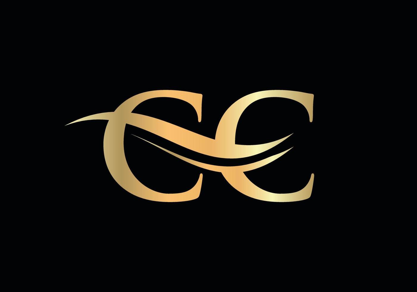 logotipo vinculado cc para negócios e identidade da empresa. vetor de logotipo de carta criativa cc
